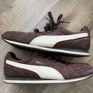 Puma Men's Chocolate Brown Cabana Racer Sneakers